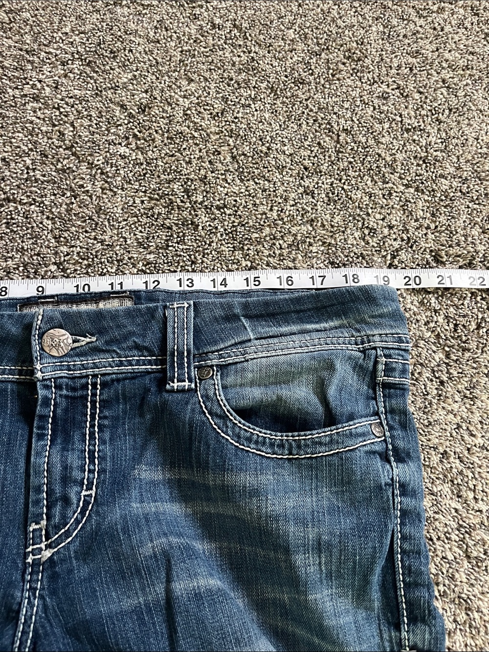 BKE Sabrina Cropped Straight Jeans Capri Denim - Picture 9 of 11